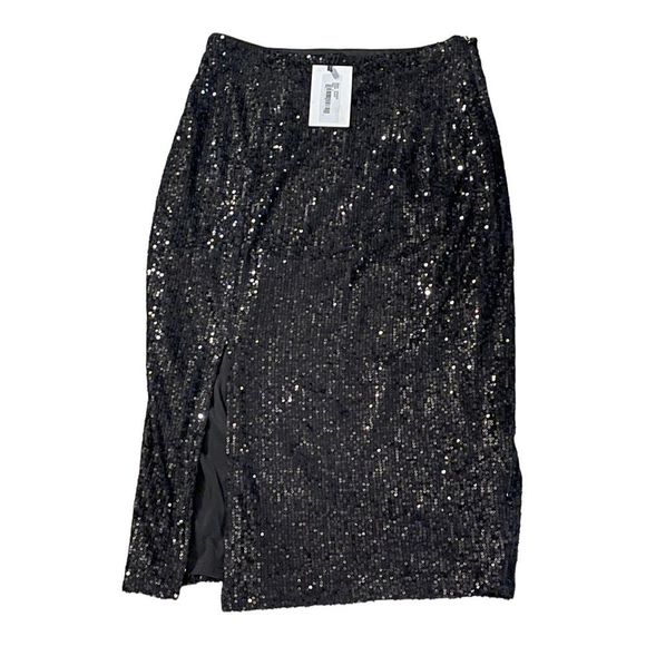 SugarLips Friday Nights Midi Sequin Skirt - Picture 9 of 12